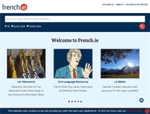 Tablet Screenshot of french.ie